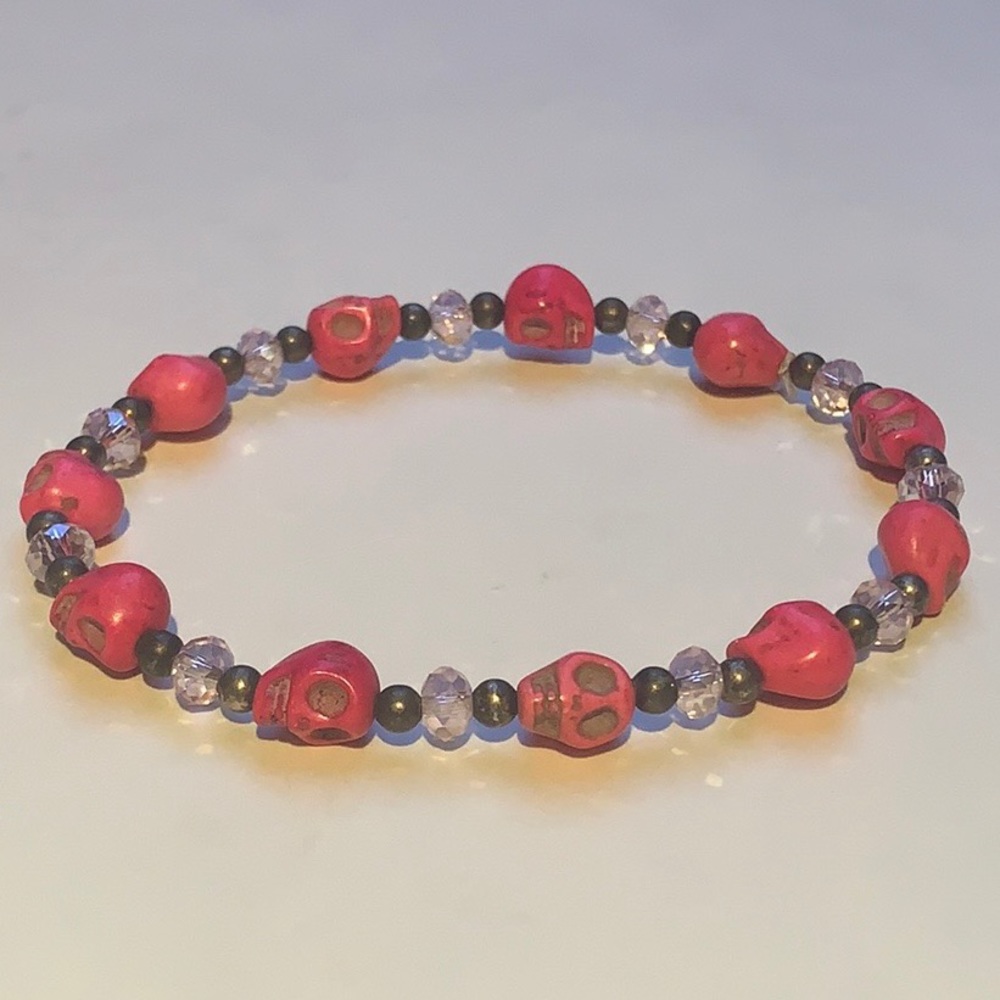 Ankle Bracelet, Skull Anklet, Women’s bracelet
